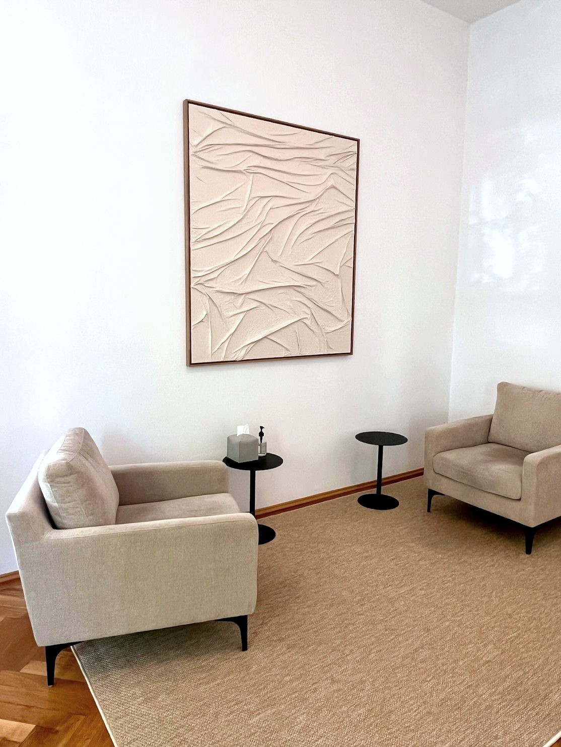 Therapiezimmer Privatpraxis Psychotherapie München Ludwigsvorstadt